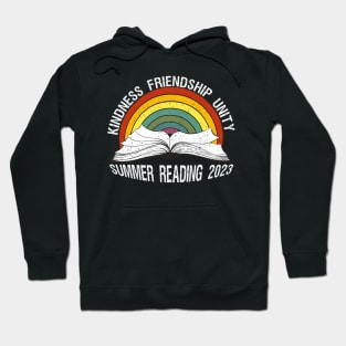 All Together Now Summer Reading 2023 Rainbow Book Lover Hoodie